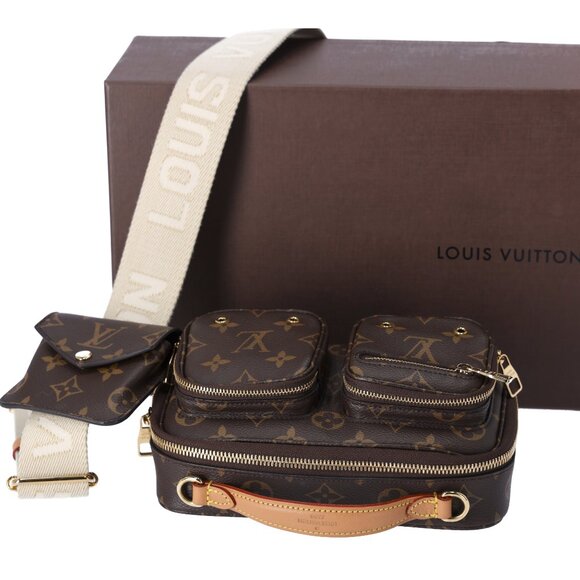 Louis Vuitton Utility Crossbody Monogram Shoulder Bag M80446 w Pouch - Picture 4 of 8